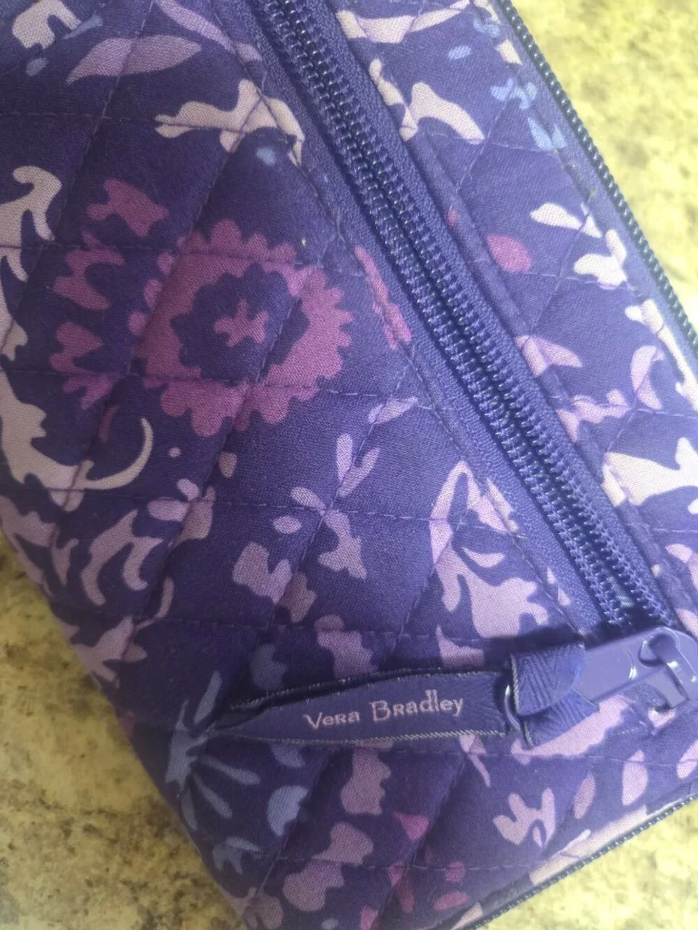 VERA BRADLEY Large Backpack with matching WALLET! Purple Paisley Super Cute!! - Picture 6 of 7